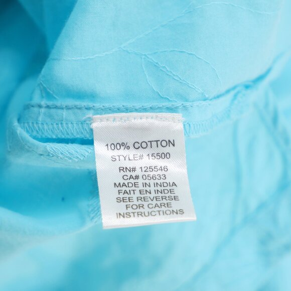 NWT HABITAT Floral Embroidery Romance Shirt Top in Malibu Size S - Picture 10 of 10